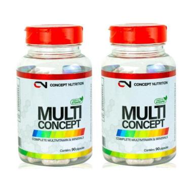 Imagem de 2x multi concept 90caps - concept nutrition (multivitaminico)