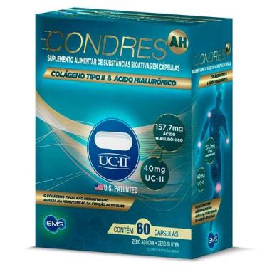 Imagem de Condres AH 60 Caps Colágeno Tipo  + Ácido Hialurônico-EMS