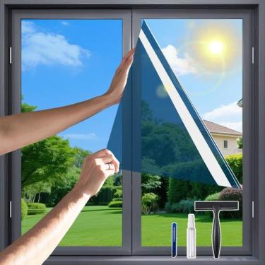 Imagem de Filme de janela Flueen One Way Privacy Heat Control UV Block