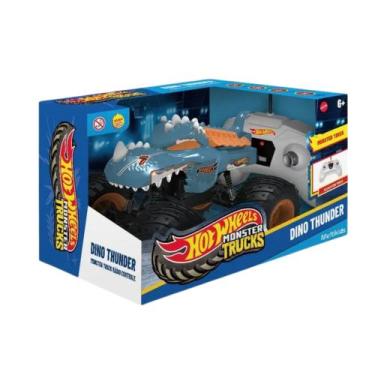 Imagem de Brinquedo Carrinho de Controle Remoto Hot Wheels Monster Truck Dino Th