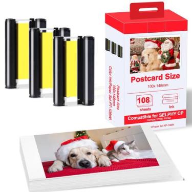 Imagem de Pacote de tinta e papel compatível com Canon Selphy CP1500 - Akouta