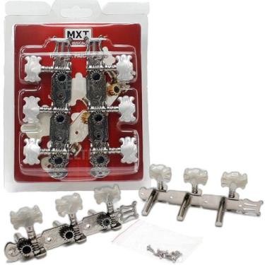 Imagem de Tarraxa Tarracha Violão Nylon Pino Fino Cromado Compatível Takamine Ta