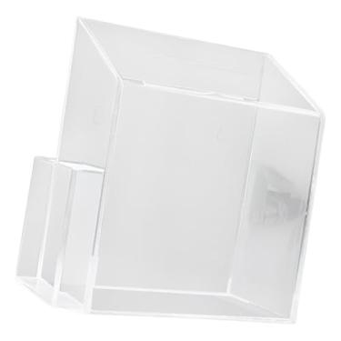 Imagem de oshhni Caixa de sugestões de acrílico, organizador de armazenamento, recipiente de armazenamento com chaves, caixa de doação para de ingressos, Transparente