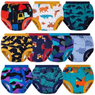 Imagem de Pacote com 10 roupas íntimas de treinamento para crianças BIG ELEPHANT