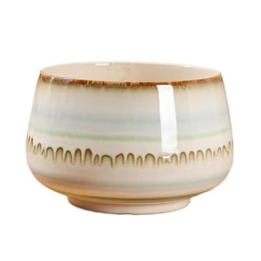 Imagem de hezhuhe2258 macetas para plantas Vaso de flores de cerâmica para casa sala de estar luz luxuosa planta verde orquídea semeadora de mesa para jardim casa (grande)