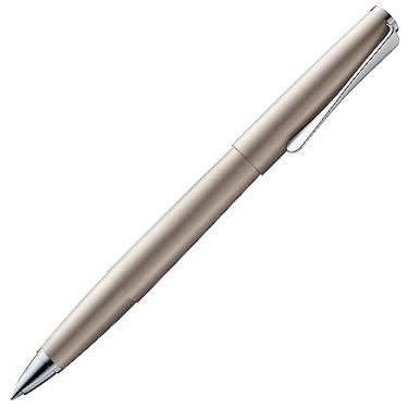 Imagem de Lamy Studio Palladium - caneta esferográfica em elegante barril de metal - com clipe em forma de hélice e refil de bola rollerball M M 63 na largura da linha em preto