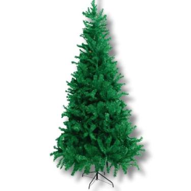 Imagem de Árvore de Natal Luxo, Pinheiro para Decoração Natalina Verde, 1.8m de Altura, 800 Galhos Realistas, Base Metálica, Decoração para Sala, Loja, Empresa e Festas de Final de Ano