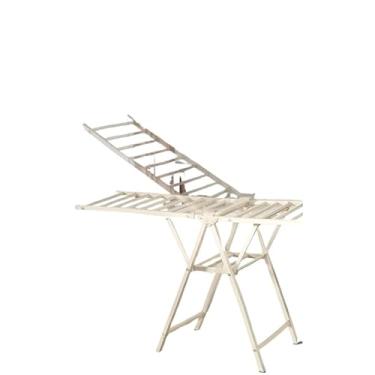 Imagem de Varal de Chão de Alta Capacidade | Estrutura Grande em Aço que Não Enferruja | Modelo Dobrável e Resistente(Varal de Chão)