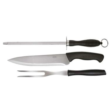 Imagem de Conjunto Faca, Garfo E Chairado Assador