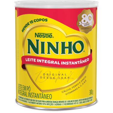 Imagem de Leite em Pó Ninho Integral Instantâneo Lata 380g