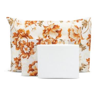 Imagem de Lençol Solteiro 4 Pçs Estampado Percal 180 Fios Bainha 2025 - Bem Me Q