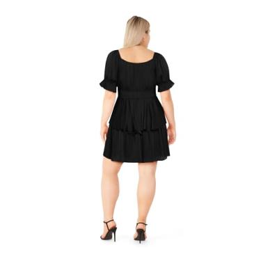 Imagem de City Chic Vestido feminino plus size - Alaya, Preto, 54