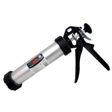 Imagem de Aplicador Silicone Pu Aluminio Bomba Pistola Grande Engraxadeira Tubo Rejunte Alta Pressao Profissional