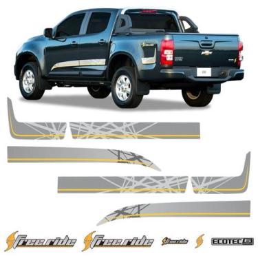 Imagem de Kit Faixa Free Ride S10 2015/2016 Adesivo Lateral/traseiro - SPORTINOX