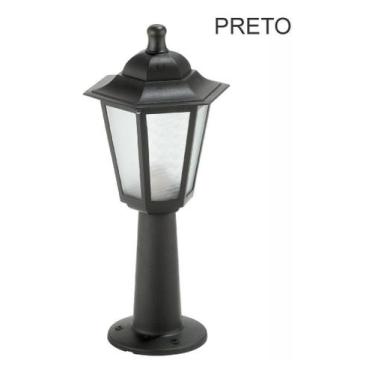 Imagem de Luminária De Chão Poste Balizador Colonial Jardim Cores 119 - Click In