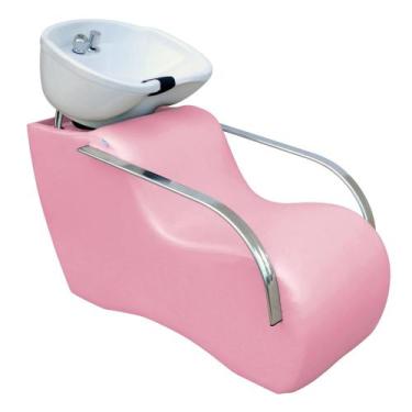 Imagem de Lavatorio Confort plus Cuba Fibra branca Estofado Rosa Claro - moveis 