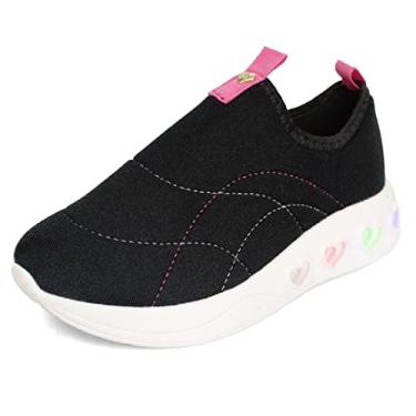 Imagem de TÊNIS INFANTIL FEMININO LED MOLEKINHA - 2550100 - PRETO - 31