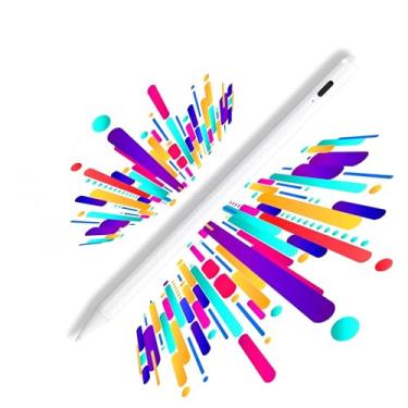 Imagem de Caneta Pencil Para iPad 2018+ Com Palm Rejection, Ponta Fina Fixação Magnética