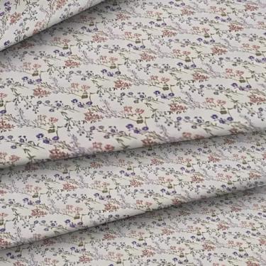 Imagem de 1 Metro de Tecido Percal 180 Fios Para Lençol Algodão (150 fios, Estampa 50)