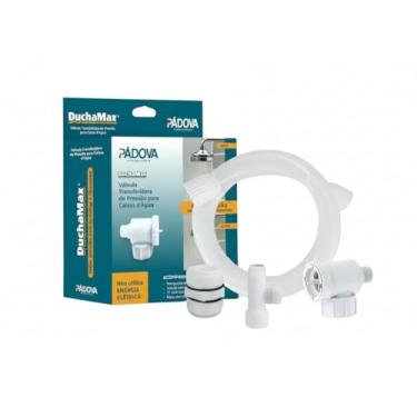 Imagem de Válvula Transferidora Alternadora Aumenta Pressão Na Caixa De Água Duchamax Branco Pressurizador Hidráulico Padova