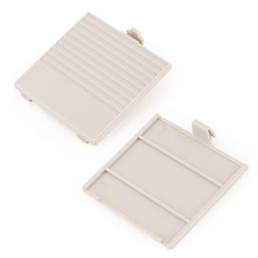 Imagem de 2 peças de capa traseira com bateria para Game Boy GB System Console Back Cover Substituição para Gameboy GB Bateria Traseira Capa Acessórios de Porta Peças com Ferramentas de Reparo (Cinza)