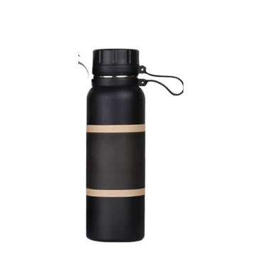 Imagem de Garrafa TéRmica Esportiva Adequada Para Fitness, Ciclismo E Atividades Ao Ar Livre(Preto,850ml WL-8046)