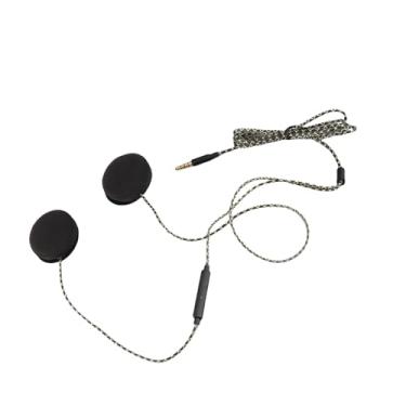 Imagem de Generic Fone de Ouvido para Capacete de Motocicleta, Alta Fidelidade, Mãos Livres, para Chamadas, para Ios, Mp3, Preto