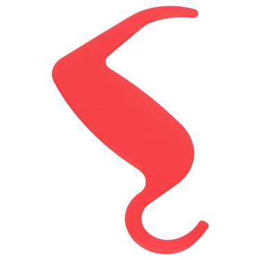 Imagem de Zhjvihx Estênceis de Maquiagem Facial, Modelo de Lápis de Sobrancelha de Pele Macia para Maçãs do Rosto para Nariz (Vermelho)