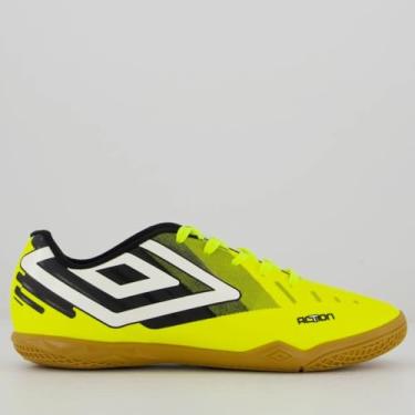 Imagem de Chuteira Umbro Action Futsal Juvenil Verde