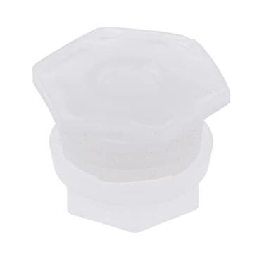 Imagem de Tampão de água transparente à prova de vazamento 3,34,3 cm para baldes e válvulas | Acessório doméstico externo com design de parafuso | Verifique o tamanho antes de comprar