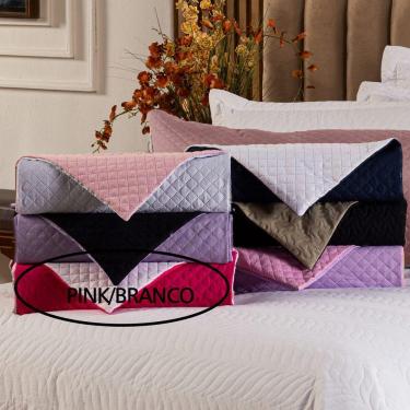 Imagem de Capa Fronha De Xuxão Matelado Dupla Face Avulsa 1,45m X 45cm - Microfibra Matelada Pink-branco