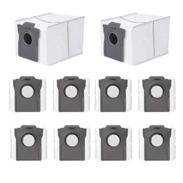 Imagem de Pacote com 10 sacos de substituição para aspirador de pó de 3,2 L compatíveis com Dreame X50 Ultra/L10s Pro Ultra/X30 Ultra/X40 Ultra/L40 Ultra/L10s Ultra Gen2