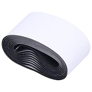 Imagem de POENVFPO Fita de Gancho e Laço, Fita de Montagem Adesiva de Nylon para Placa de Pedal de Guitarra 5 Cm X 2 Metros Fixação Forte Fácil DIY Estável para Instrumentos Musicais (superfície áspera)