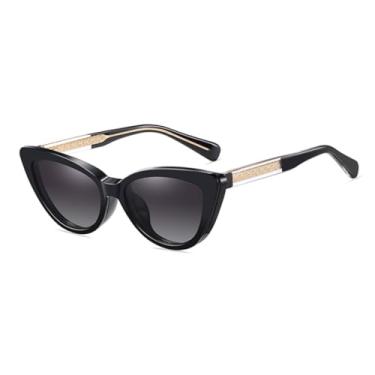 Imagem de VFDHN Óculos de Sol Grossos Clip-on TR90 Polarizados para Mulheres em Acetato Magnético (2)