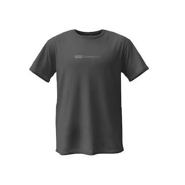 Imagem de Camiseta Baby Look Manga Curta Grupo Casas Bahia Fit Estampada Algodão Preta