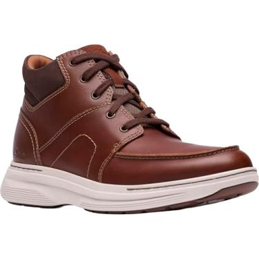 Imagem de Clarks Bota masculina Craftwell cano médio, Couro marrom escuro, 45
