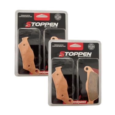 Imagem de Stoppen Pastilha de Freio Sinterizada para Triumph Tiger 800, XCA, XCX, XRT, XRX, Compatível com Pinça Brembo, 2 Pares, Dianteira
