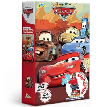 Imagem de Quebra cabeca carros grandinho 28 pecas toyster, ., UN