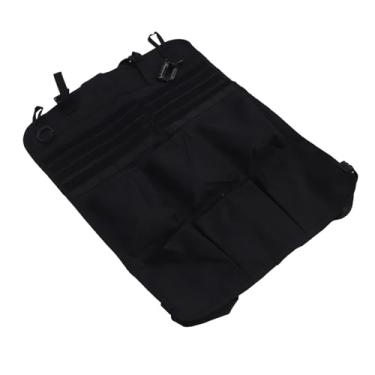 Imagem de SUNGOOYUE Parte Traseira do Saco de Armazenamento do Carro Organizador Multifuncional de Náilon Leve para Viagens Crianças Brinquedos Garrafas de água para Todos Os Assentos de Carro (Preto)