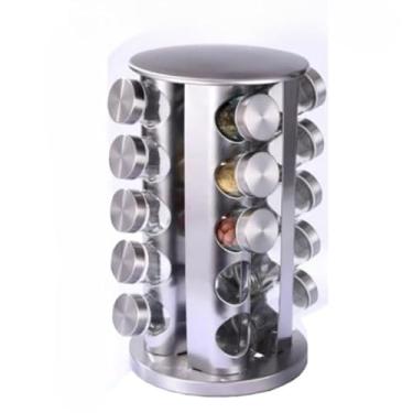 Imagem de Prateleira GiratóRia Para Temperos – Unidade De Armazenamento Completa(Porta Temp 20 Redondo)