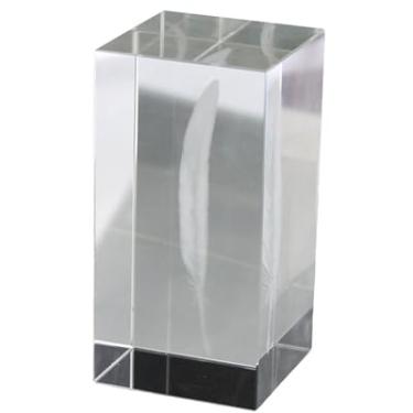 Imagem de HomArt Holograma de vidro - Pena