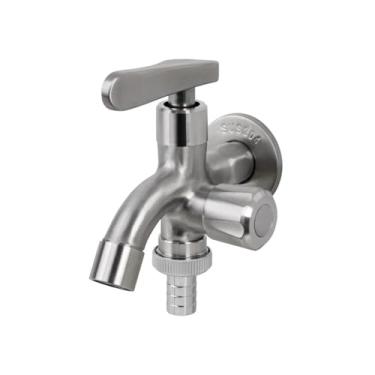 Imagem de Torneira para area externa de parede Guariba Pingoo.casa - Prata