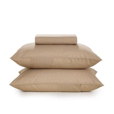 Imagem de Lençol Com Elástico Casal Karsten 150 Fios Algodão C/Fronha