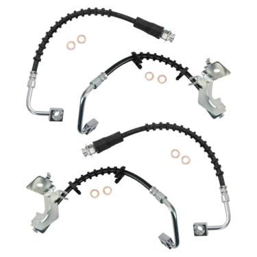 Imagem de TRQ Mangueira de freio compatível com Grand Caravan 09-11 09-11 Routan Town & Country 08-11