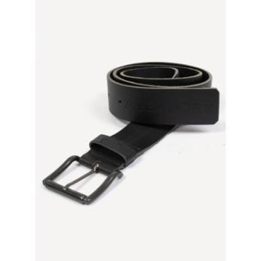 Imagem de Cinto de Couro Aleatory Buckle Preto-Masculino