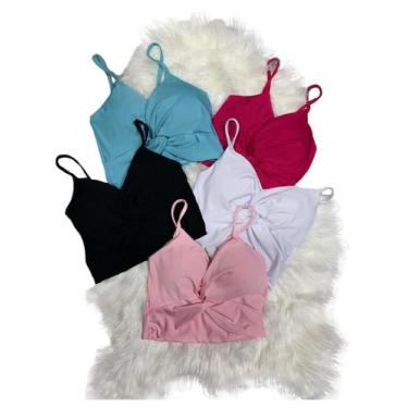 Imagem de Cropped Suplex com Nó Nozinho Alcinha - EUC STORE, U (Veste 36 ao 42),