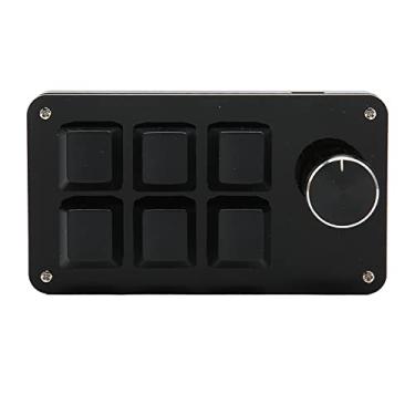 Imagem de Generic Teclado Programável, Teclado Mecânico de Uma Mão Plug and Play Com Fio Portátil Universal 6 Teclas Conveniente para Escritório de Jogos (#11)