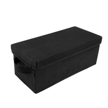 Imagem de WeiLaiKeQi Estojo para DVD, caixa organizadora de CDs, versátil, fácil de usar, organizador de mídia para coleção de música e áudio, Preto