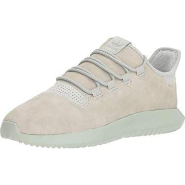 Imagem de adidas Originals Tênis masculino Tubular Shadow Knit Fashion, Cinza/prata/giz branco/cinza, 12