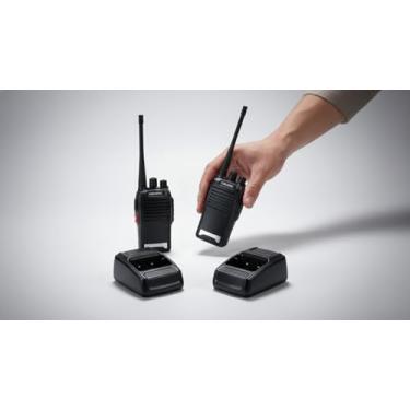 Imagem de Kit 2 Rádios Comunicadores BF-777S | Walkie Talkie Profissional 16 Canais | Alcance 6 km | Bateria 1500mAh | Redução de Ruído | Talkabout